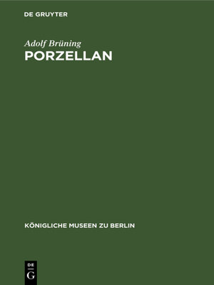 cover image of Porzellan